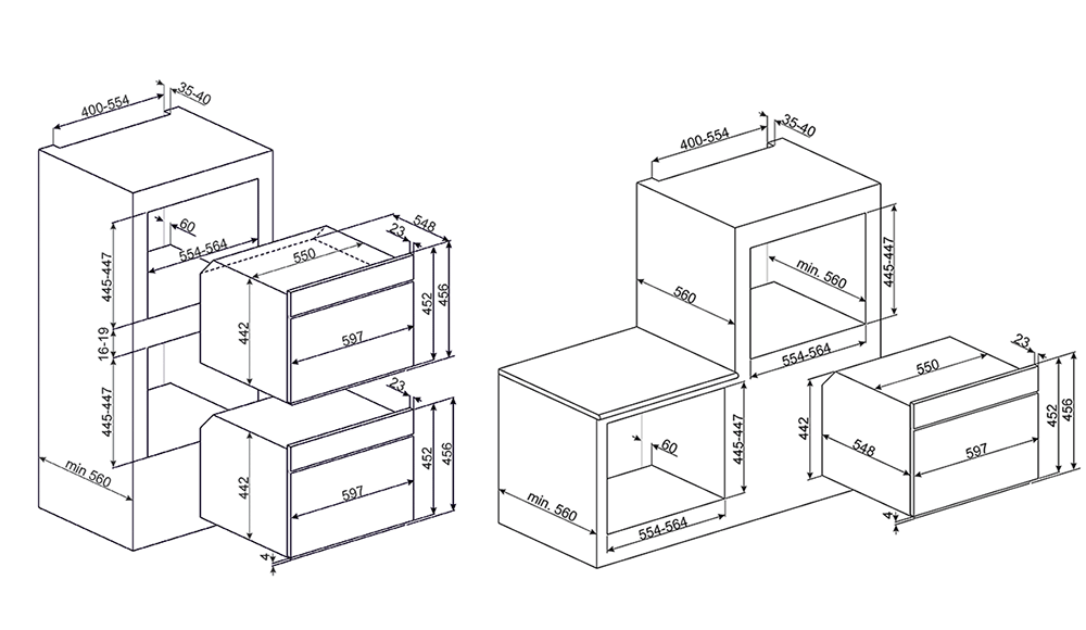 Духовой шкаф smeg sf4102mcn